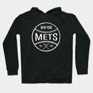 Vintage New York Mets 2 by Buck Tee Originals Hoodie